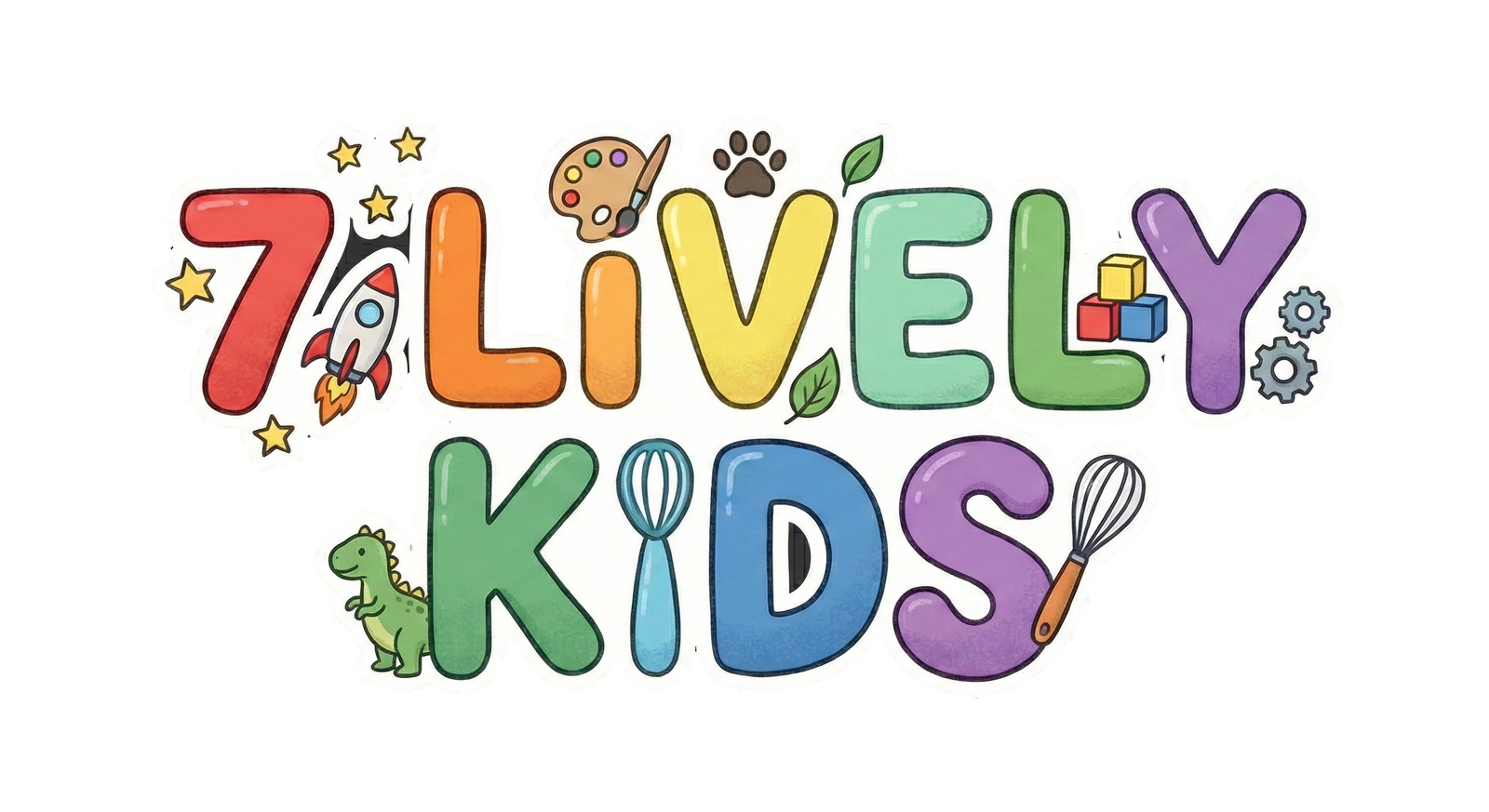 7 Lively Kids Family Creations Logo